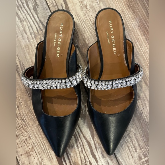 Kurt Geiger London Princely Crystal Embellished Mule - Picture 7 of 12